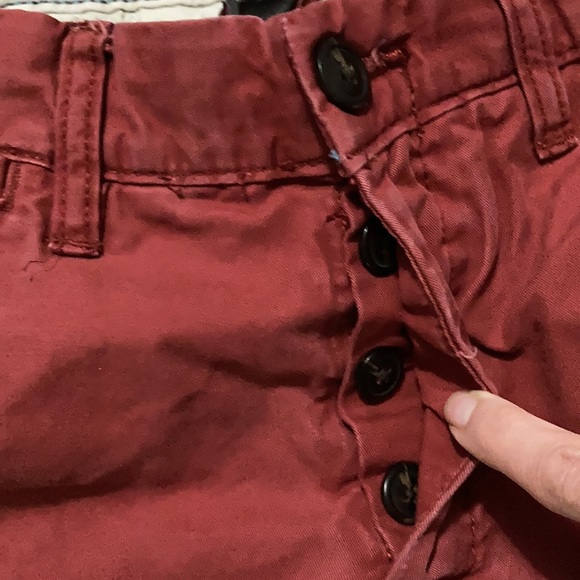 H&M Maroon Slim Chinos 33/32 - Picture 8 of 12